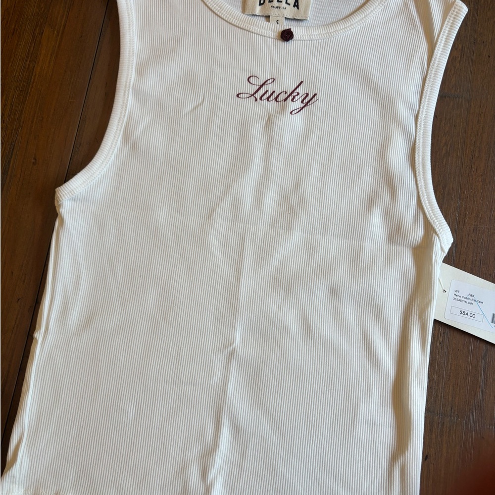 NWT Frankie’s bikinis x Bella Hadid Reno lucky tank top